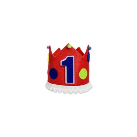Circus Baby 1st Birthday Crown Hat, Birthday Party Decorations, Kids Party Props Shooting, Party Supplies (MXT)