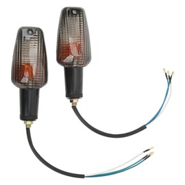 2Pcs Motorcycle Turn Signal Light Waterproof Super Bright for CB400 CBR929RR CBR954RR CBR600F4i Black Smoked