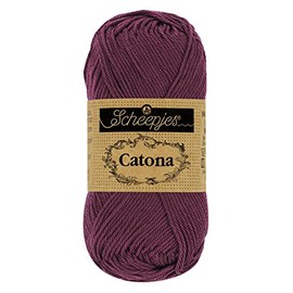 Scheepjes - Scheepjes 394 Schatten Lila Catona Garn - 10x50g
