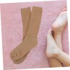 ORFOFE 3 Pairs Cotton Socks Non Binding Mid Calf Pregnant