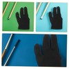 Kisangel 10pcs Lightweight Snooker Gloves for Men Women Finger Design