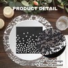 12 Placemats And 20 Paper Towels, Round Placemats, Glitter Placemats,