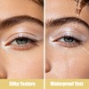 OETUIOW Shimmer Eyeshadow High Sparkle High Pigment Eyeshadow Pear White