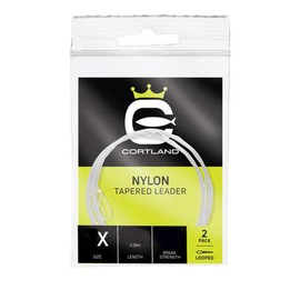 Cortland Line CORTLAND Nylon Tapered Leaders (9FT/3X - 8.6 LB)