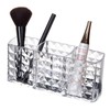 IWOWHERO Acrylic Transparent Makeup Brush Holder Stylish Cosmetic Storage Box