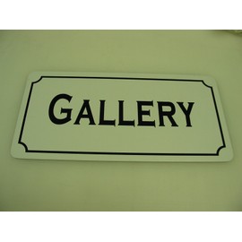 Gallery Vintage Style Metal Sign Decor