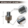 Noyfemr 2 Inch Quick Change Disc Pad Holder Set,roll lock