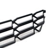PIT66 2Pcs Black Bumper Grille Skin Guard Snap On Insert