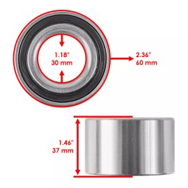 Caltric Front Wheel Bearing for Can-Am Spyder Rs S Rss Rs-S Roadster Se5 Sm5 2010-2012
