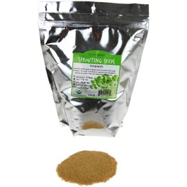 Organic Amaranth Seeds- 2.5 Lbs- Grain Seed for Sprouting Sprouts, Cooking, Grinding for Flour, Soup, Food Storage & More