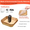 Air Fryer Liners Disposable Square 9 Inch, 125 Pcs Large