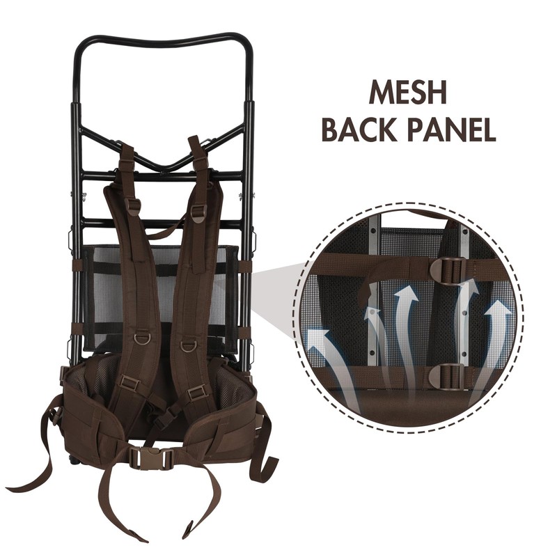 TR External Aluminum Adjustable Pack Frame,