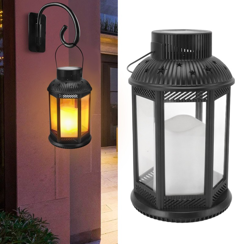 Solar Garden Lantern Outdoor Hanging Light Decorative Star Sun Solar