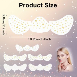 6 Sheets Face Temporary Tattoos, Freckle Tattoo, Butterfly Tattoo, Face Tattoo, Stars Moon Festival Tattoos, Glitter Face Tattoo for Women, Masquerade Ball, Carnival, Birthday Party