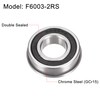 sourcing map F6003-2RS Flange Ball Bearings 17 x 35 x