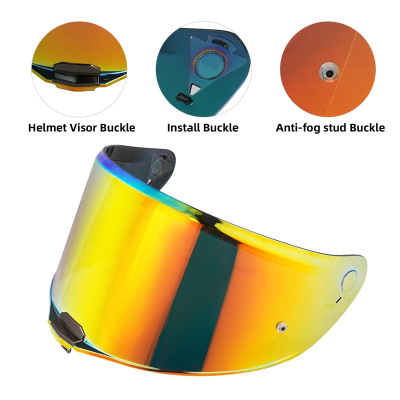 JQF Gear Helmet Visor for FF811/Vector II/Citation II, Motorcycle Helmet