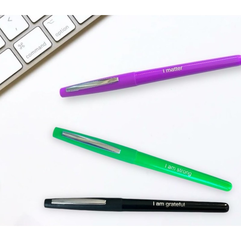 Felt Tip Pens with Positive Affirmations – Perfect for Teachers