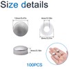 INCREWAY 100pcs Screw Covers, Plastic Screw Cap, Plastic Screw Cover,