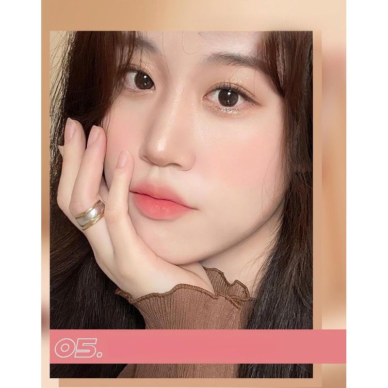 LIANGNISHI Lip Liner, Never Fade, Matte Nude, Pencil Edge, Waterproof,