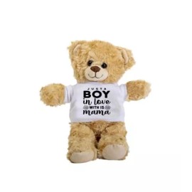 SpreadPassion Just A Boy in Love with is Mama Teddy Bear, Mama Gift Idea