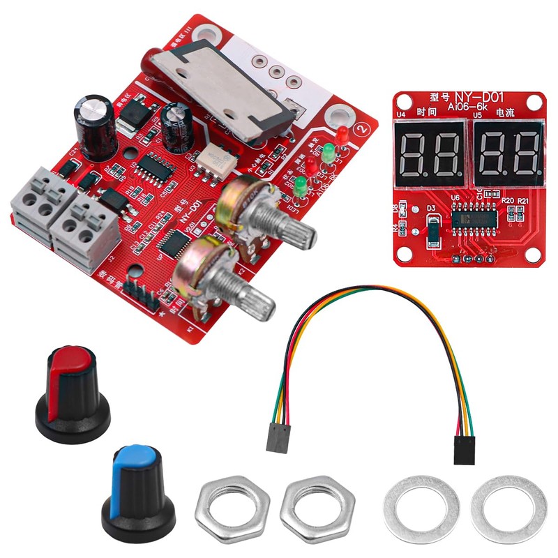 POFET Spot Welder Control Board 100A Digital Display Spot Welding