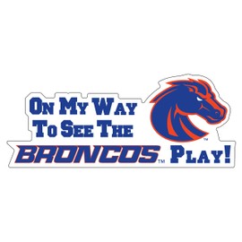 Craftique Boise State Broncos Magnet (ON My Way to See Broncos (19"), 19 in)