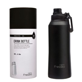 Fressko Insulated Stainless Steel Bottle Sip Lid 1L, Coal
