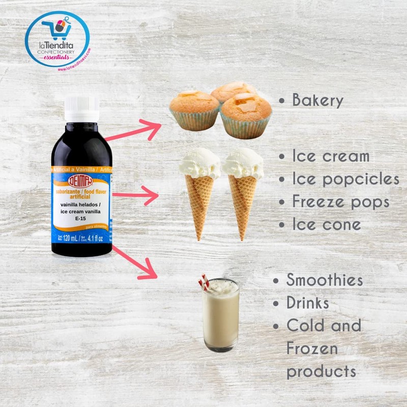 Deiman Vanilla Artificial Food Flavor- Colorless D-15 Concentrate