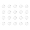 uxcell 5mm Solid Round Clear Glass Ball Boiling Stones Soda