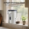Veken Coffee Canister, 39OZ Large, Airtight Stainless Steel Food Storage