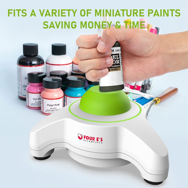 FOUR E'S SCIENTIFIC Mini Vortex Mixer, 5600rpm Paint Shaker, Green