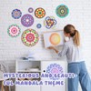 18Pcs Wooden Mandala Painting Set,Mandala Wall Hanging Decor,9 Pcs Mandala