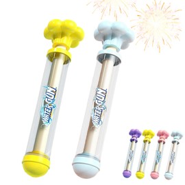 2Pcs Firework Water Gun, Fireworks Water Spray Toy, Romantic Firework Style Water Spray Toy, Beach Pool Water Spray (Blue+Yellow)