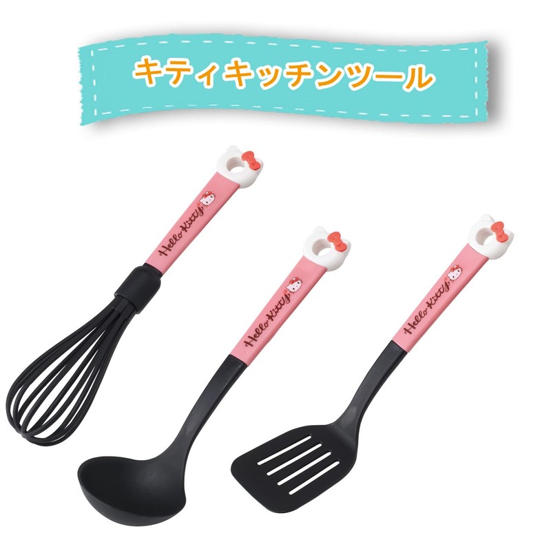Skater KWO2-A Sanrio Nylon Ladle, Small Size, Children's Kitty Snack