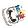 Xmas Music Box Resin Rotating Light Up Train Musical Box