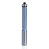 KEENTECH Double Flute Extra Long Flush Trim Carbide Tipped Router Bit, 1/2'' Diameter, 2'' Depth, 1/2'' Shank(KT02043288)