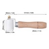 Pressure Seam Rollers High Temperature Resistant Ergonomic Wooden Pressing Roller