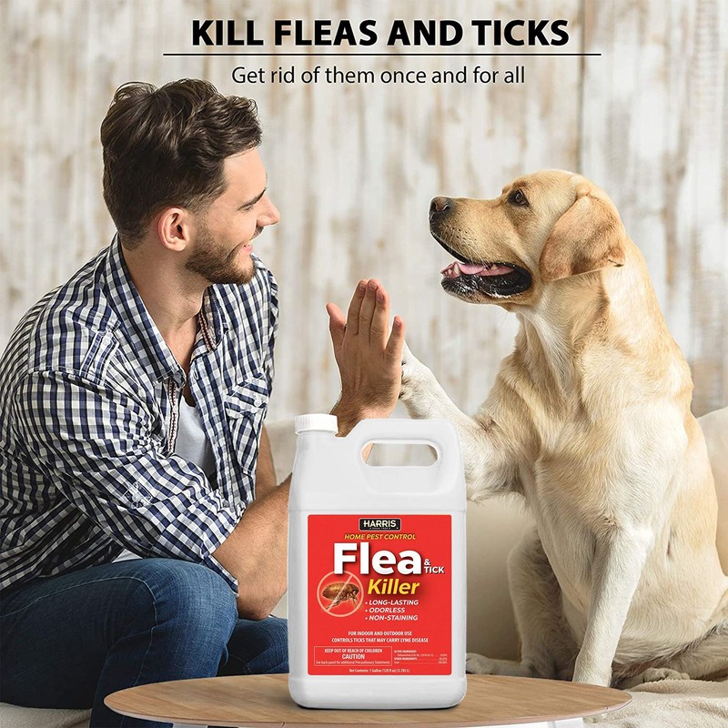 Harris Flea and Tick Killer, Liquid Spray with Odorless and