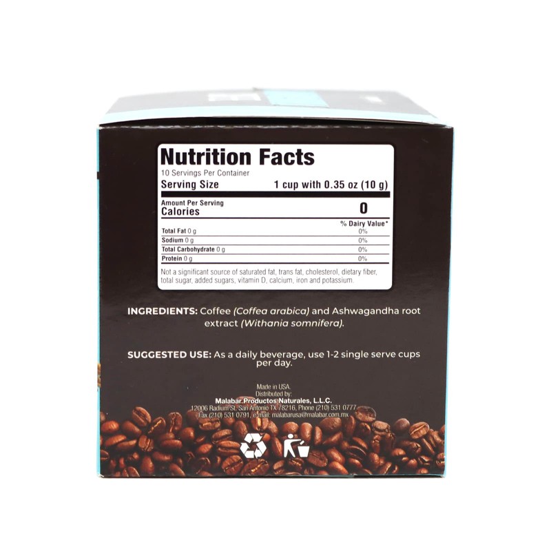 GREENSIDE | Ashwagandha Coffee | Single Serve Cups |10 Count