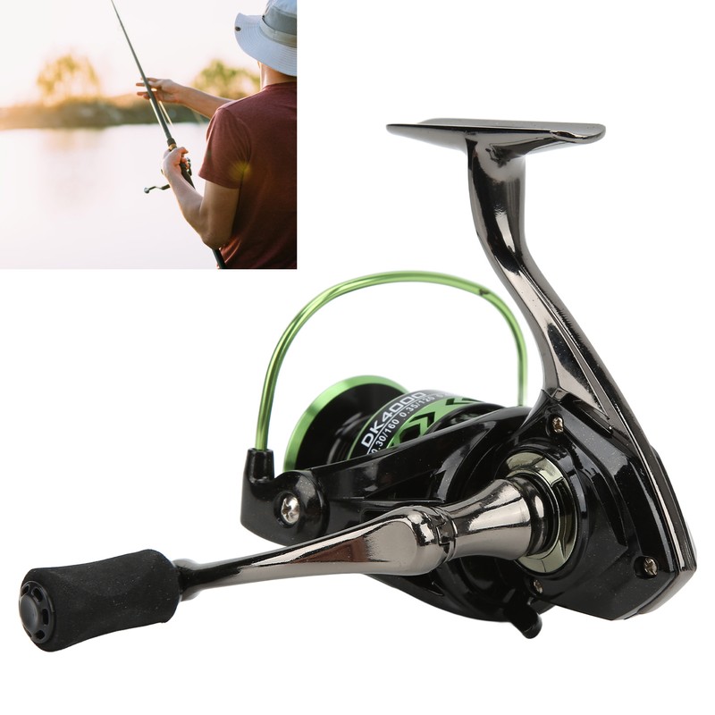 All Metal Fishing Line Wheel 45° Large Chamfer 5.2:1 Spinning