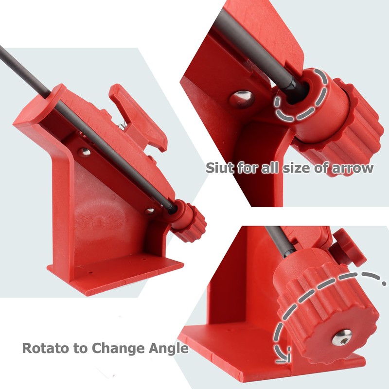 Arrow Fletching jig, Archery Arrow Fletching Jig with Straight and