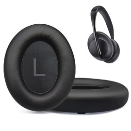 hopopower Replacement Ear Pads for Bose 700 (NC700) Headphones, Earpads Cushions with Softer Protein Leather, High-Density Noise Cancelling Foam (Black)