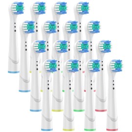 Replacement Toothbrush Heads for Oral B Electric Precision Clean Compatible with Oralb Brush Heads - 16 Pack