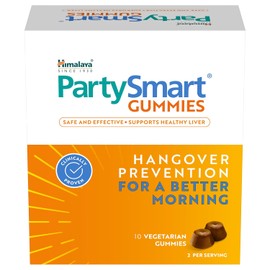 Himalaya PartySmart Herbal Gummies – Plant-Based Wellness Gummies, Vegetarian Friendly, 5 Count, 10 Gummies
