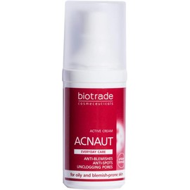 Acnaut Active Cream 30 ml. Suitable for oily, prone and blemished skin with imperfections with Vitamins A and E by Biotrade