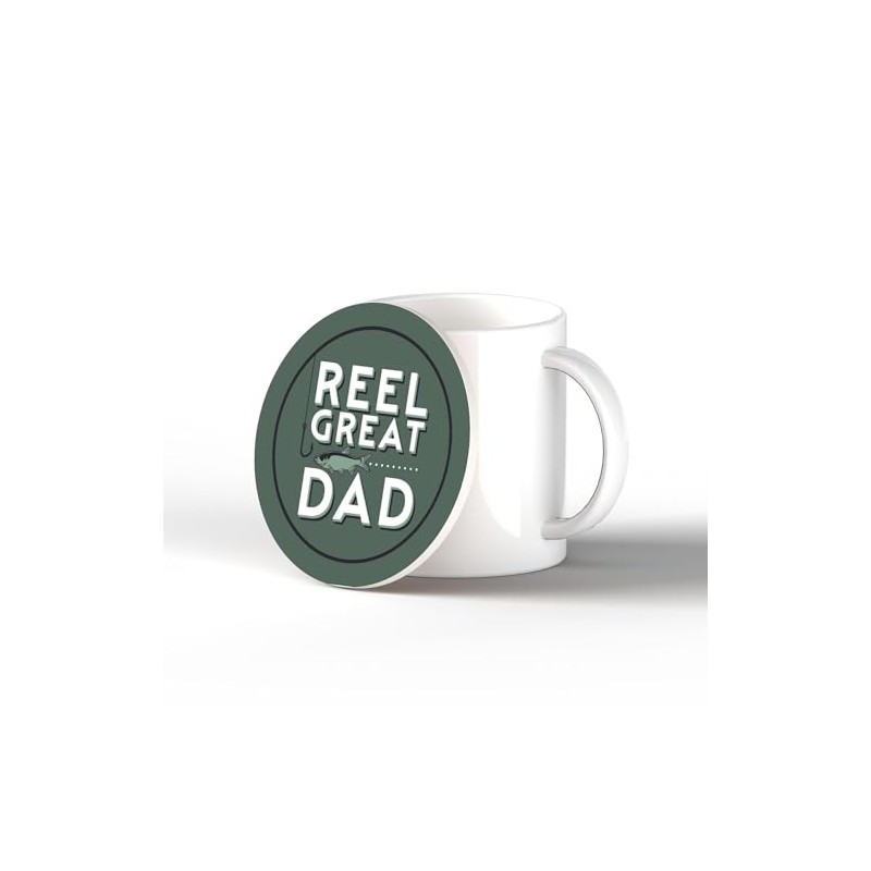 Global Designs Reel Great Dad Fishing Father's Day Hobbies Green