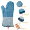 TIPTAP Oven Mitts，4pcs Oven Mitts Set，Non-Slip Cotton Oven Mitt and