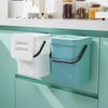 Spesh 2 Pcs (3L+5L) Food Waste Bins Hanging Trash Cans