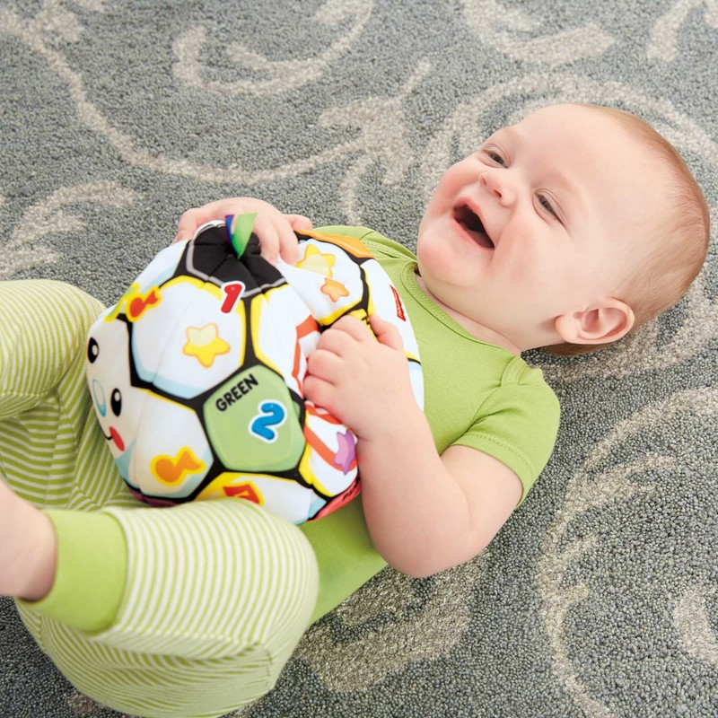 Fisher-Price Baby Learning Toy Laugh & Learn Singin’ Soccer Ball