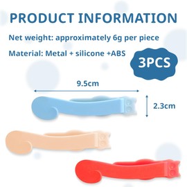 JEYORZY 3 Stück Lesezeichen Klemme, Bunte Bookmark für Leseliebhaber, lesezeichen, lesezeichen Personalisiert, Silikon Book Mark Buch Lesen Zubehör, Geschenke für Bücherwürmer Buchliebhaber Lehrer